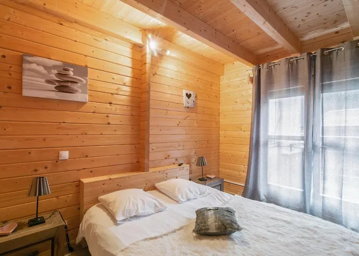 Chaleureux A Avec Jacuzzi Et Vue Sur La Montagne Шале